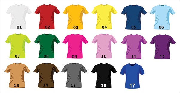 T Shirt Color